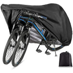 Housse de v�lo pour 2 v�lo, 420d oxford imperm�able housse de protection 200x70x110cm, noir
