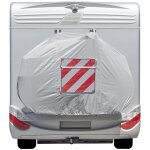 Housse de velo xl pour 2 velos avec compartiment pour plaque davertissement ripstop