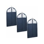 Housse  vtements wenko 100 cm 3 pices bleu en polyester housse de rangement vtements housse de protection ...