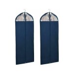 Housse � v�tements wenko business 150x60 cm 2 pi�ces bleu housse de rangement anti - poussi�re sac � ...