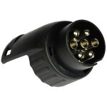 28651 adaptateur pour remorque [prise m�le 13 p�les - prise femelle 7 p�les] plastique - hp autozubeh�r ...