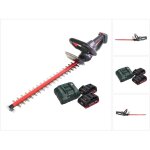 Metabo - hs 18 ltx 45 taille - haies sans fil 43 cm 18 v + 2x batteries 4, 0 ah + chargeur