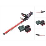 Metabo - hs 18 ltx 65 taille - haie sans fil 18 v 63 cm + 2x batteries 8, 0 ah + chargeur