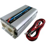 Htc convertisseur de tension 12 220 v 1000 w avec 2 prises secteur 433030
