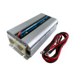 Htc convertisseur de tension 12 220 v 1000 w avec 2 prises secteur 433030