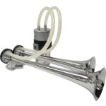 Htc equipement - klaxons chrome 2 trompes 24v