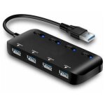 Hub usb 3. 0 multiprise, multi 4 ports usb multiple ultra fin avec voyants de commutateurs d alimentation ... Hub usb 3. 0 multiprise, multi 4 ports usb multiple ultra fin avec voyants de commutateurs d alimentation ...