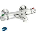 Mitigeur bain - douche thermostatique glam chrome - huber Mitigeur bain - douche thermostatique glam chrome - huber