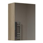 Hucoco - tonni - armoire de toilette murale 1 porte - meuble sdb avec miroir - dimensions 40x22x60 cm ...