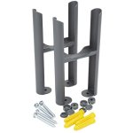 Hudson reed - lot de 2 pieds pour radiateur windsor acier anthracite Hudson reed - lot de 2 pieds pour radiateur windsor acier anthracite