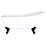 Hudson reed - baignoire lot sur pieds pattes d'aigles noires