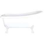 Hudson reed - baignoire lot sur pieds pattes de lion blanches