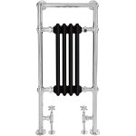 Hudson reed - elizabeth - sche - serviettes rtro - noir - 430 watts - 93 x 45. 2 x 15. 5cm