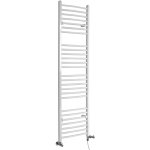 Hudson reed - ive - s�che - serviettes design mixte moderne incurv� - blanc - 180 cm x 49. 8 cm