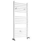 Hudson reed ive - s�che - serviettes design mixte moderne plat - blanc - 120 cm x 50 cm