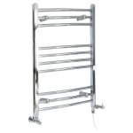 Kent - sche - serviettes design mixte moderne incurv - chrom - 80 cm x 49. 8 cm - hudson reed