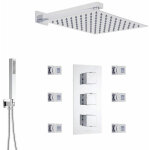 Kit douche thermostatique encastrable