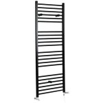 Hudson reed nox - s�che - serviettes design mixte moderne plat - noir - 160 cm x 50 cm