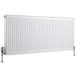 Hudson reed - radiateur horizontal � panneaux ? blanc ? type 11 ? 60 x 140cm ? eco
