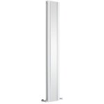 Hudson reed - radiateur vertical design avec miroir ? blanc ? 180 x 26. 5cm ? sloane