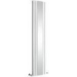 Hudson reed - radiateur vertical design avec miroir ? blanc ? 180 x 38. 5cm ? sloane
