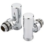 Robinets de radiateur d'angle en laiton - adaptateur multicouche 16mm