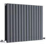 Hudson reed - sloane ? radiateur design horizontal ? anthracite ? 63. 5 x 83. 4cm double rang