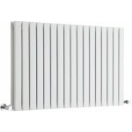 Hudson reed - sloane ? radiateur design horizontal ? blanc ? 63. 5 x 100cm double rang