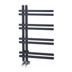 Hudson reed - tika ? s�che - serviettes aluminium design ? anthracite - 80 x 50 cm