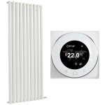 Vitality ardus - radiateur Électrique à inertie sèche avec thermostat wi - fi - blanc - 178cm x 59cm ... Vitality ardus - radiateur Électrique à inertie sèche avec thermostat wi - fi - blanc - 178cm x 59cm ...