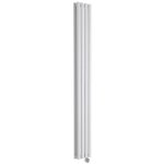 Hudson reed - vitality �lectrique - radiateur design vertical colonnes ovales - blanc - 178 x 23. 6 cm ...