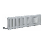 Hudson reed windsor - radiateur lectrique style fonte rtro horizontal double rang avec thermostat wi ...