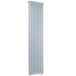 Hudson reed - windsor - radiateur �lectrique style fonte r�tro vertical double rang - blanc - 150 cm ...