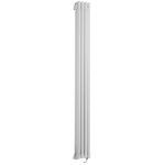 Hudson reed - windsor - radiateur �lectrique style fonte r�tro vertical triple rang - blanc - 180 cm ...