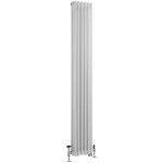 Hudson reed - windsor - radiateur mixte style fonte rtro vertical triple rang avec thermostat wi - fi ...