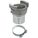 Huggy tuyaux - raccord sym�trique guillemin, dn 100 x 100 mm, avec collier � tourillon