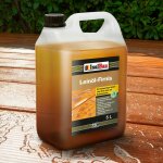 Isolbau - huile de lin doublement bouillie - 5 l de vernis protecteur pour le bois - naturelle