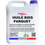 Cod�ve bois - huile parquet - 5 l - codeve bois - noyer - pour la protection d'un parquet massif, plancher, ...
