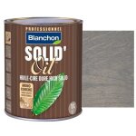 Huile parquet blanchon solid'oil gris anthracite 1 l Huile parquet blanchon solid'oil gris anthracite 1 l