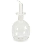 Huilier ou vinaigrier boule en verre transparent anti goutte - 60cl