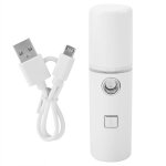 Humidificateur portable rechargeable l�ger pour soins de la peau - vaporisateur hydratant (blanc)