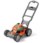 Husqvarna ? tondeuse � gazon jouet orange ? fonctionnement sur batterie ? sons r�alistes et lumi�res ...