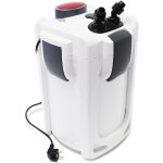 Hw - 704b filtre ext�rieur pour aquarium, d�bit 2000 l / h, 9 w uvc et 4 �tapes de filtration, mat�riaux ...