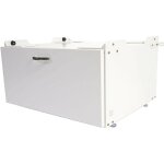 Hw - meuble sous machine  laver c - e50, estrade, pidestal, chssis, tiroir 33x61x52cm blanc