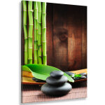 Hxadeco - tableau deco zen ambiance spa - 50x80 cm