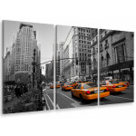 Hxadeco - tableau triptyque tableau photo taxis jaunes en plein new york - 90x60 cm Hxadeco - tableau triptyque tableau photo taxis jaunes en plein new york - 90x60 cm