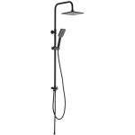 Hydroland - blackroma colonne de douche sans mitigeur hauteur r�glable 80 � 115 cm noir mat
