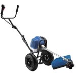 Hyundai 35240 d�broussailleuse sur roues � essence avec t�te � fil et � disque
