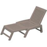 Bain de soleil pliant orfeo en re'sine antichoc gris tourterelle 177x61x30 cm pour jardin mer piscine ... Bain de soleil pliant orfeo en re'sine antichoc gris tourterelle 177x61x30 cm pour jardin mer piscine ...
