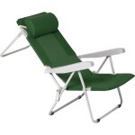 I giardini del re - chaise longue marina en acier 6 + 1 positions 119x59x50 cm chaise de fonction lit ...